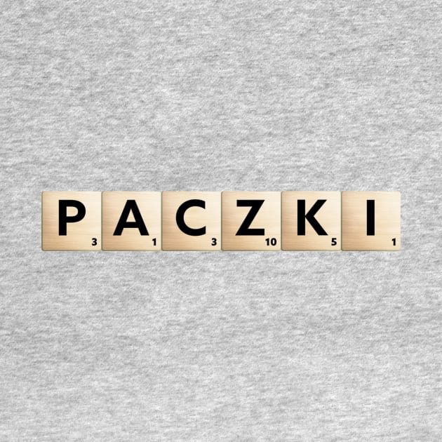 PACZKI Scrabble by Scrabble Shirt Bizarre